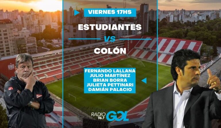Con el debut de Saralegui como DT, Colón visita a Estudiantes en La Plata