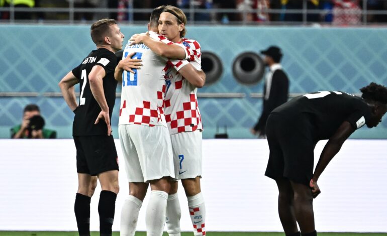 Croacia mostró autoridad, le ganó a Canadá y lo eliminó del mundial de Qatar 2022
