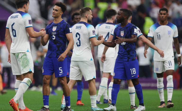 Inglaterra empató con Estados Unidos, por el Mundial de Qatar 2022