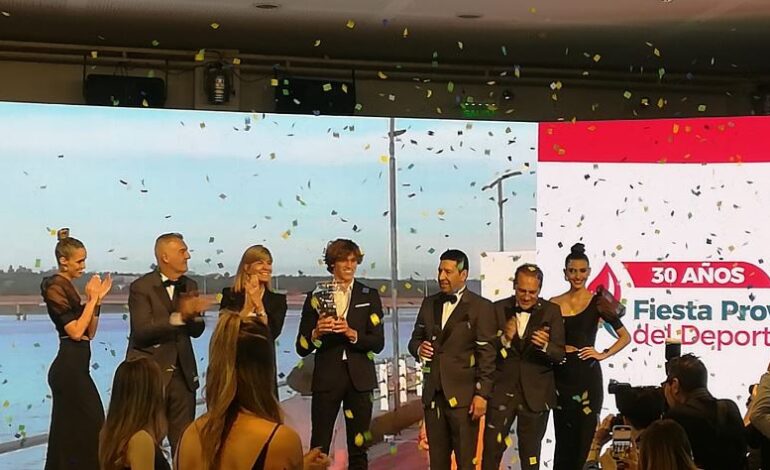 30ª Fiesta Provincial del Deporte: Tobías Giorgis fue el mejor deportista santafesino del 2022