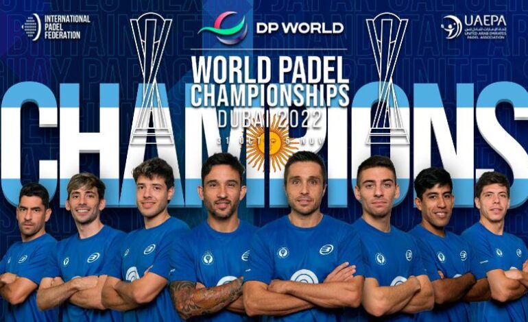 Mundial de Pádel: Argentina es Campeón del Mundo tras vencer a España