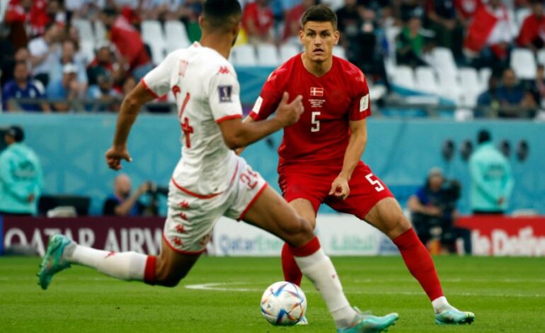Qatar 2022: Dinamarca y Túnez empataron en cero