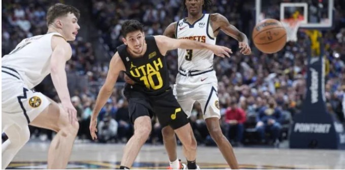 Poco aporte del argentino Bolmaro en la derrota de Utah ante Denver