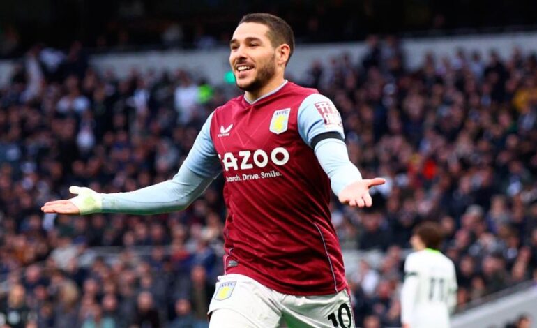 Emiliano Buendía abrió el camino de la victoria del Aston Villa en su visita al Tottenham