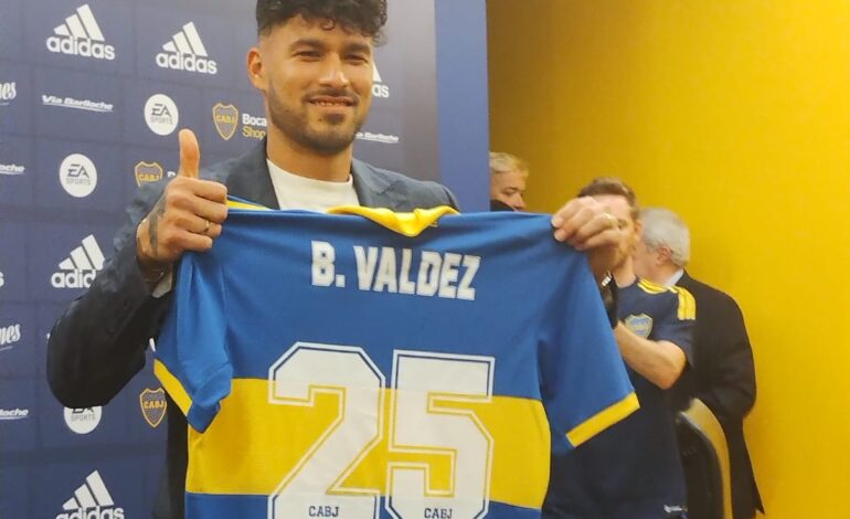 Boca presentó a Bruno Valdez, su primer cara nueva en el 2023