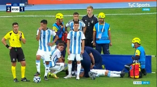  Parte médico de Facundo Bounanotte: traumatismo de columna cervical y cráneo