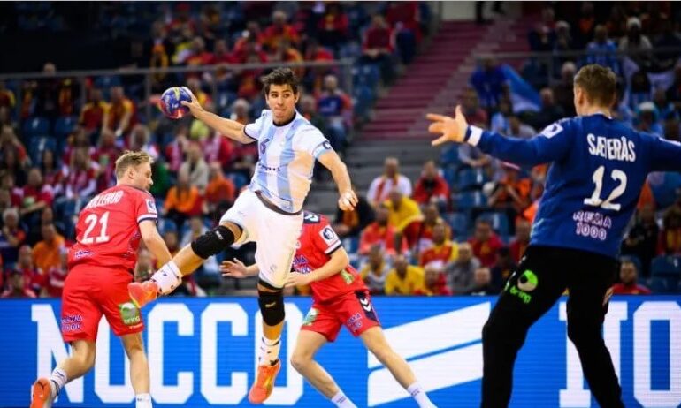 Handball: Noruega no tuvo piedad y superó con autoridad a Los Gladiadores por 32-21