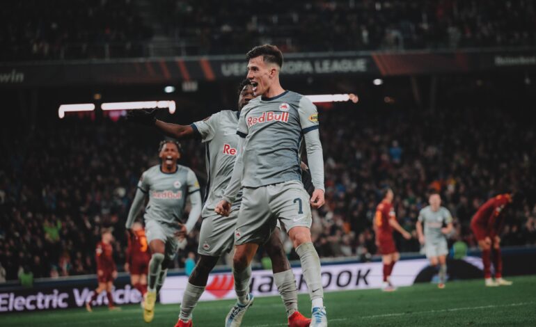 Con gol de Nicolás Capaldo, Red Bull Salzburgo le ganó a Roma, por Europa League
