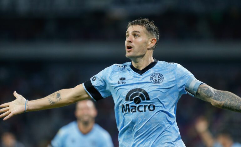 Con gol de Vegetti sobre el final, Belgrano derrotó a Central Córdoba y es líder de la LPF