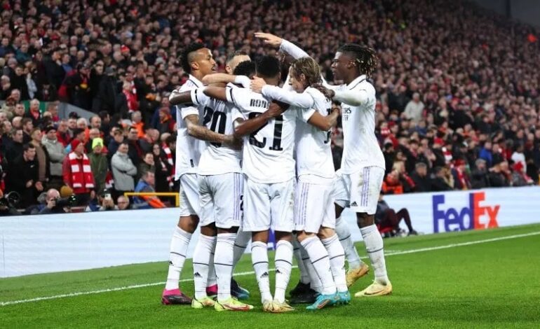 UCL: Real Madrid lo dio vuelta y goleó a Liverpool en Anfield