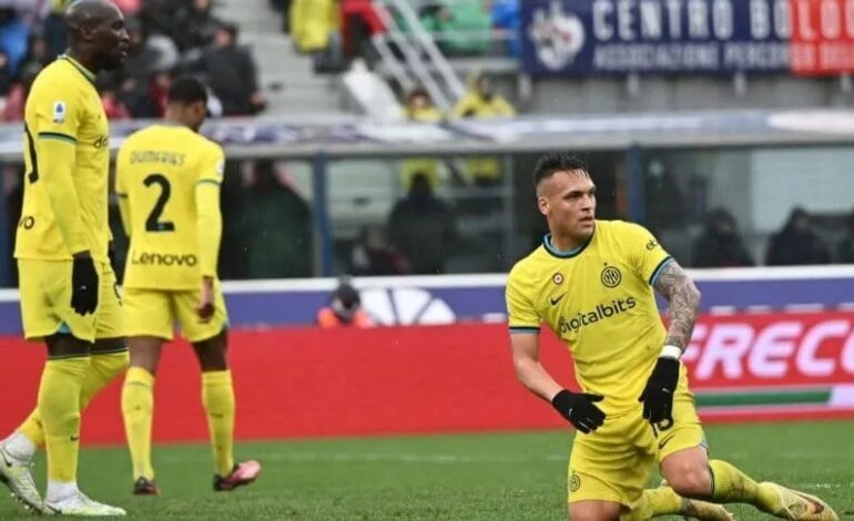 Inter perdió con Bologna y Napoli saca más ventaja en la Serie A