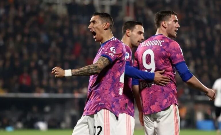  Con un golazo de Di María Juventus le ganó a Spezia por Serie A