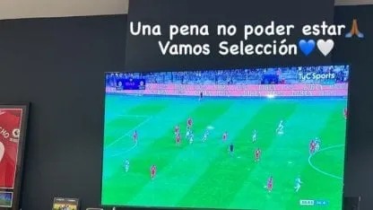  El mensaje de Garnacho durante la fiesta de la Selección Argentina