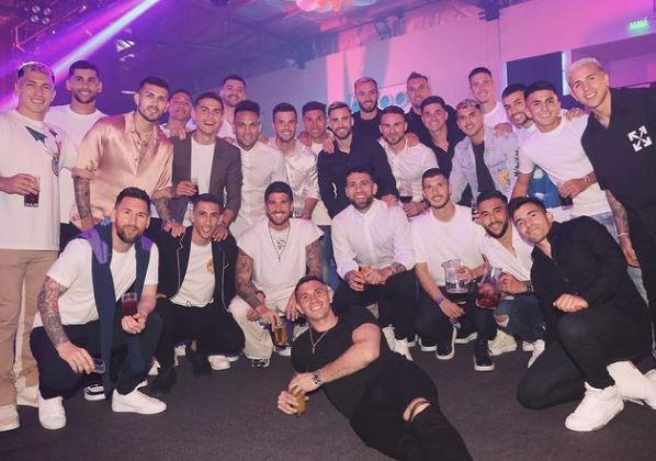  Selección Argentina: mirá el festejo íntimo de los Campeones del Mundo