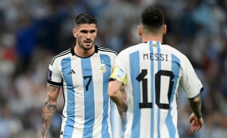 De Paul invitó a Messi al Atlético Madrid: «Que se venga para acá, le pedimos a Angelito que le dé la 10»