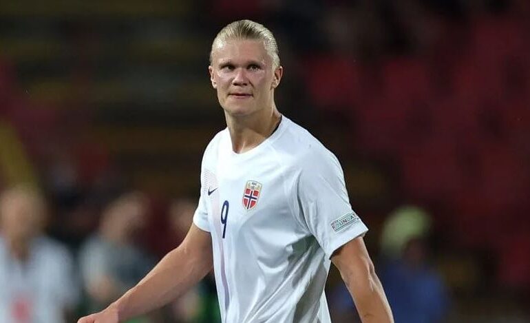 Fecha FIFA: se lesionó Erling Haaland y es baja para Noruega contra España