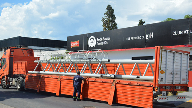  Obras en el Grella: Patronato avanza con la iluminación para la Libertadores