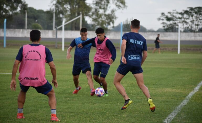 Atlético Rafaela prepara el duelo ante Brown de Adrogué: No estuvieron Soloa ni Lago