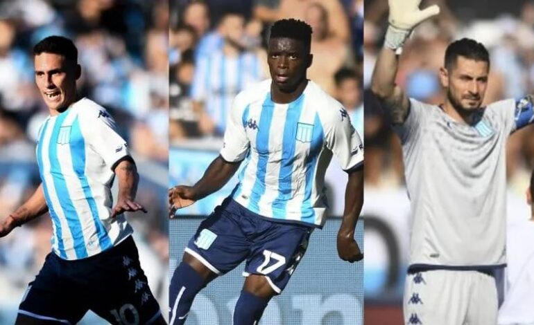 Racing: juegan frente a Unión y viajan, Arias, Carbonero y Rojas, convocados a sus Selecciones
