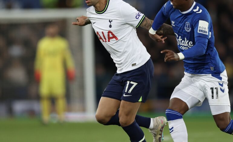  VIDEO: Al Cuti Romero le hicieron un penal en el empate entre el Tottenham y Everton
