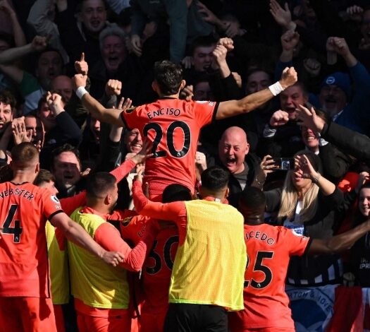  VIDEO: Con un gol sudamericano, el Brighton lo dio vuelta y hundió aún más al Chelsea