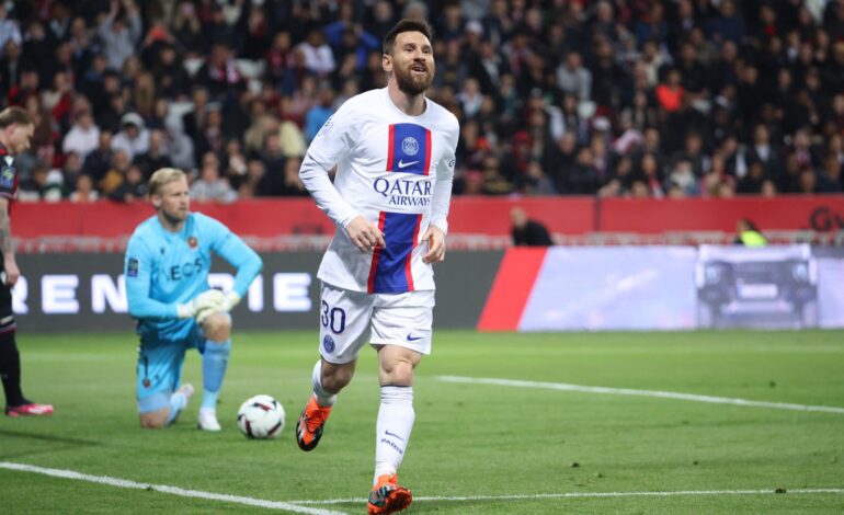  Con un gol de Messi, PSG venció a Niza y se recuperó en la Ligue 1