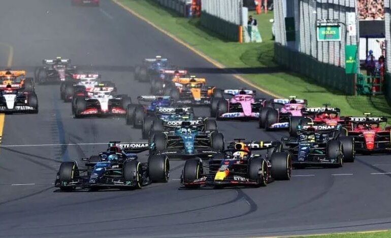 F1 en Australia: ganó Max Verstappen con un final caótico