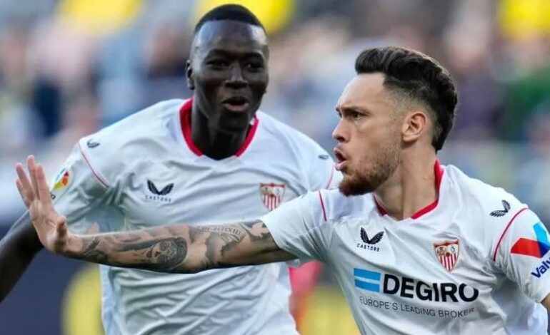 España: Lucas Ocampos, gol y aire para el Sevilla