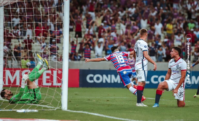 Copa Sudamericana: San Lorenzo perdió sobre la hora ante Fortaleza dónde Brítez fue titular