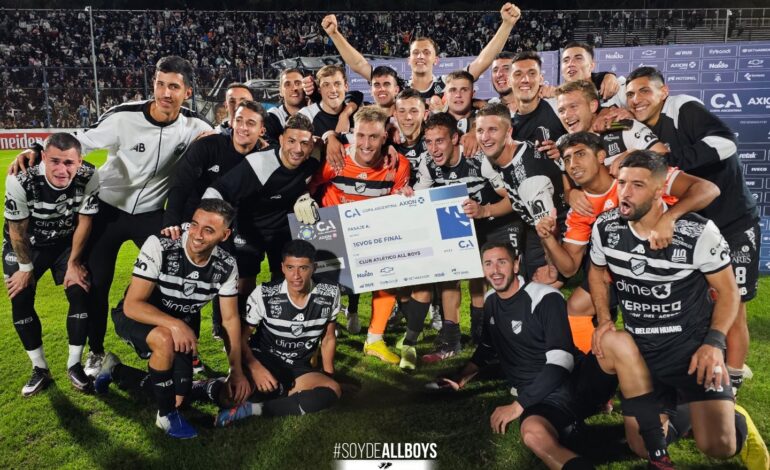 All Boys venció por penales a Gimnasia de Mendoza y sigue en carrera en la Copa Argentina