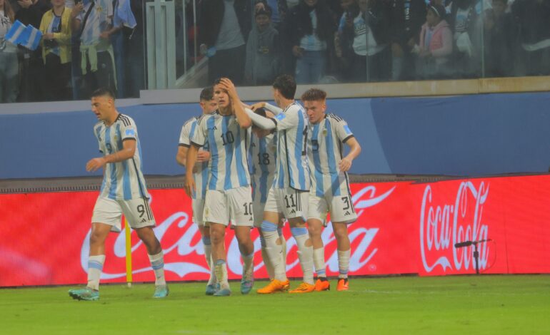 La Selección Argentina Sub 20 arrancó con el pie derecho el Mundial, venció a Uzbekistán en el debut