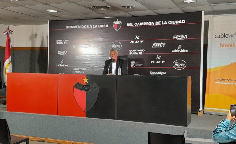  Gorosito tras el empate: «Fue el peor partido desde que estamos en Colón»