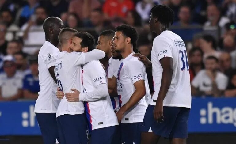 Con un gol de Messi, PSG igualó con Racing de Estrasburgo y salió campeón de la Ligue 1
