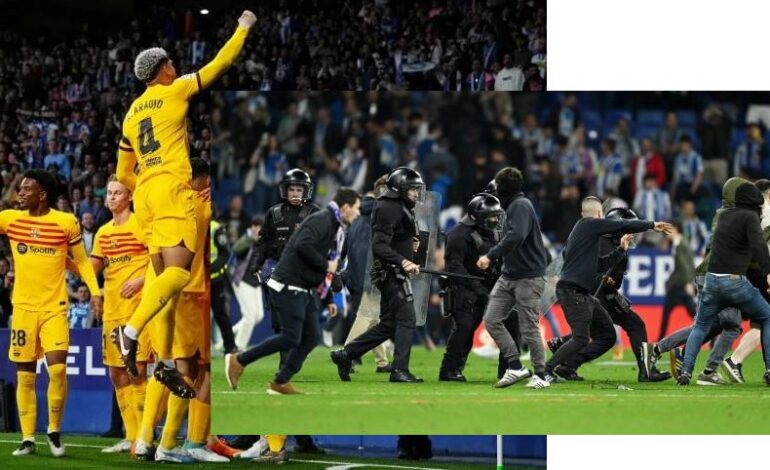 VIDEO de la huida: Barcelona campeón de LaLiga al vencer en el clásico a Espanyol, primer título post Messi y escandaloso final