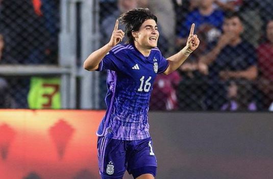 Palabras de admiración de Nico Paz, Alejandro Garnacho y Pedro! a Luka Romero tras su golazo en el Sub 20