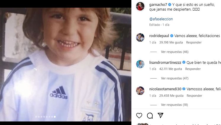 ¿Quién es? se viralizó la imagen de un nuevo jugador de Argentina que debutó y ya lo aman