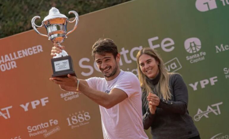 Tenis: Mariano Navone es el campeón del Challenger de Santa Fe