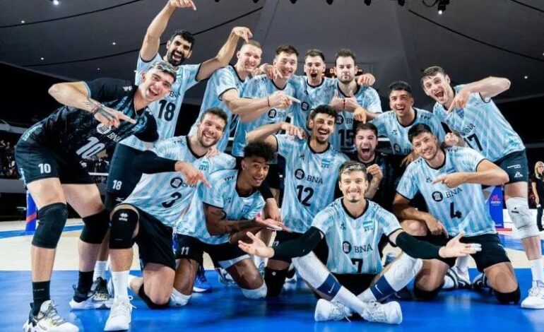 Voley: Argentina jugará contra Italia por los cuartos de final de la Nations League
