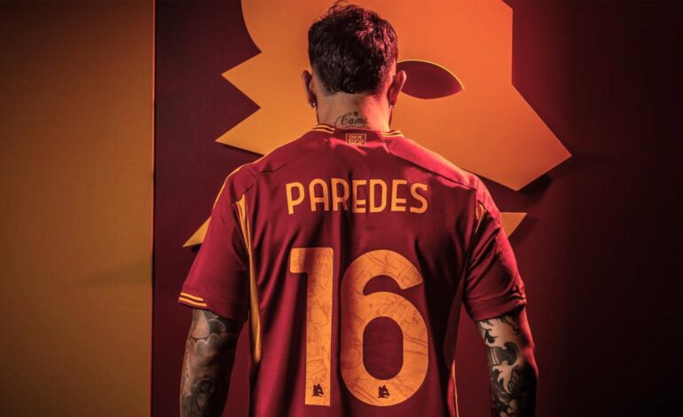 Leandro Paredes fue presentado en la Roma y utilizará un número especial
