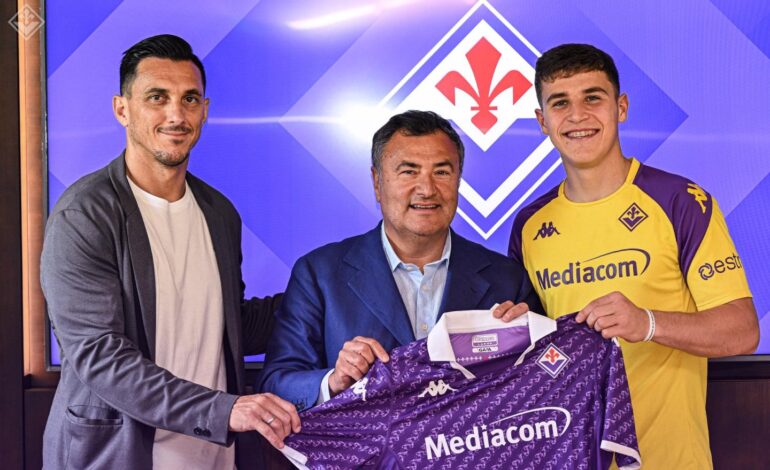 Gino Infantino fue presentado en Fiorentina