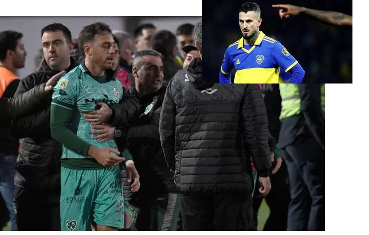 Escándalo en Junín, Nahuel Gallardo expulsado, contra Benedetto: «Me tiró una piña de la nada, habrá quedado caliente por el penal»