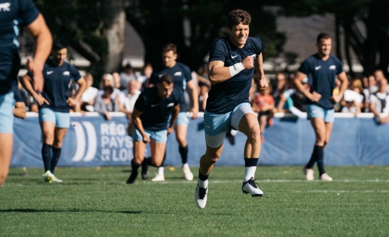 Los Pumas entrenaron con 2 mil hinchas y ya piensan en Samoa