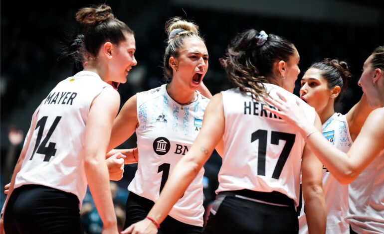 Las Panteras vencieron a Bélgica en el Preolímpico femenino de vóleibol