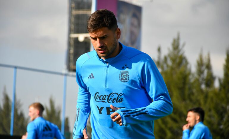 Santiago Pierotti sumó su primer entrenamiento con la Sub 23
