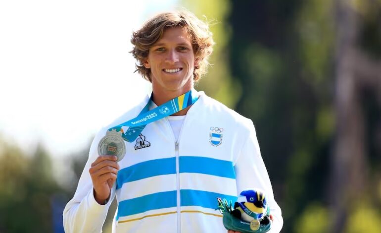 Juegos Panamericanos: Tobías Giorgis se subió a un esquí acuático antes de aprender a caminar y ahora ganó la medalla de plata en el deporte de su vida
