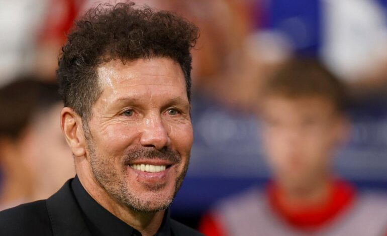 El «Cholo» Simeone extendió su contrato hasta 2027 en Atlético de Madrid