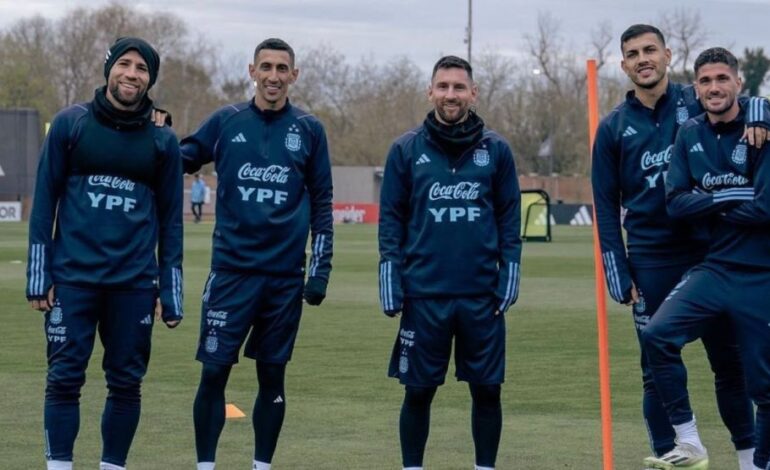 La Selección Argentina comienza la preparación para los clásicos con Uruguay y Brasil