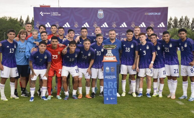La Sub 23 derrotó a Ecuador en su último amistoso previo al preolímpico