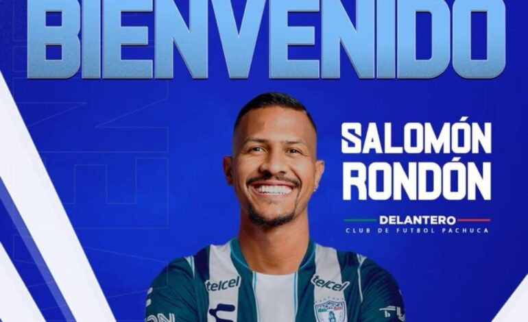 Rondón fue presentado como refuerzo de Pachuca tras salir de River