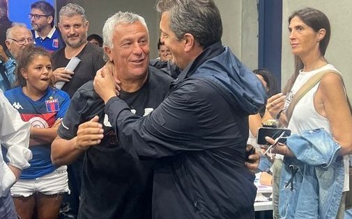 Gorosito votó en Tigre y tuvo un encuentro con Sergio Massa